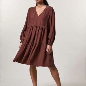 Persona by Marina Rinaldi V-neck tiered dress